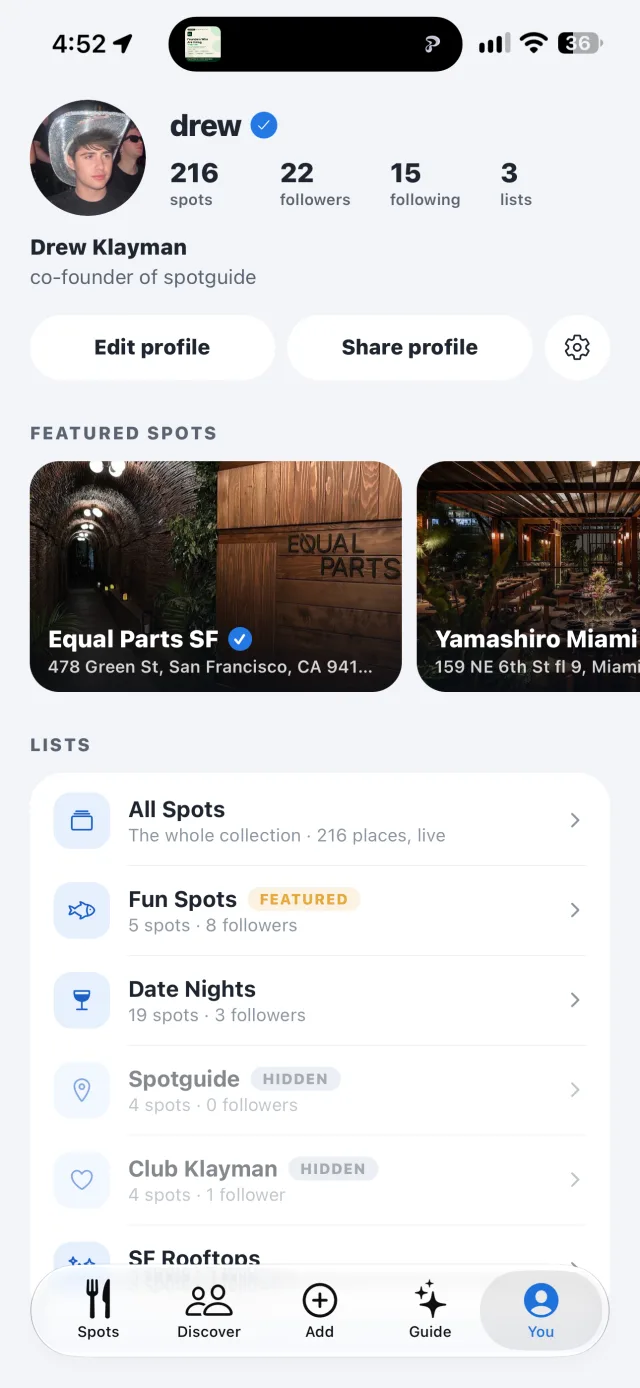 Lists: Your taste, shareable.